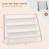 4 HAVEDAWN High-Transparent Tier Kids Bookshelf, Sturdy Metal Large Size Book Rack Storage for Kids - Toddler Book