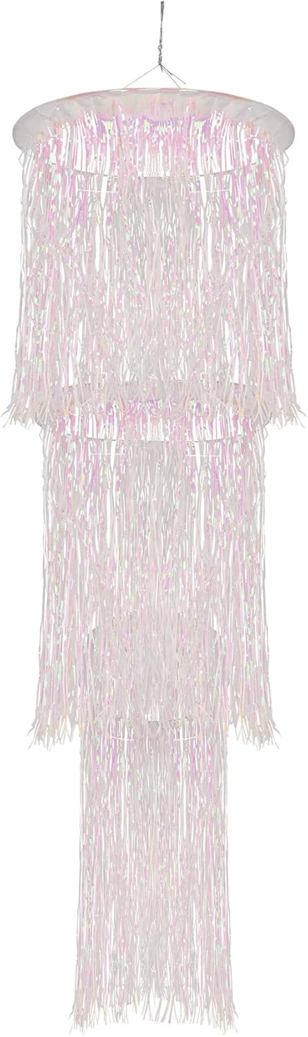 Beistle 3-Tier Shimmering Opalescent Chandelier