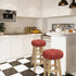 Dia.12, S,1) SINOSSO Modern Bar Stool Cushion Fashion Interweaving Design Anti-Skid Silicone Round Stool Seat Cushion