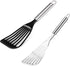 Tenta Kitchen Utensils & Gadget Tool Set - Stainless Steel Slotted Spatula, Nylon Fish Egg Spatulas (Set Of 2)
