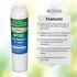 Aqua Fresh GE MSWF Water Filter Replacement Compatible with GE MSWF, 1 Pack