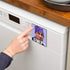 Michael Scott Prison Mike Dishwasher Magnet, Clean Dirty Sign Sticker, Double-Sided Flip with Metal Plate