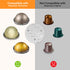 Aieve 120Pcs Aluminum Foil Seals Lid for Reusable Nespresso Pods, Vertuo Compatible with Nespresso Refillable Capsule
