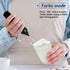 MF05 Rechargeable Handheld Milk Frother with Stainless Balloon Whisk for Cappuccino, Latte, Bulletproof Coffee (Black)