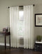 Curtainworks Soho Voile Sheer Curtain Panel, 59 by 132", Oyster (1Q804003OY)