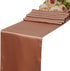 WELMATCH Rose Gold Satin Table Runners - 5 pcs Wedding Banquet Party Event Decoration (Rose Gold)