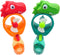 Dinosaur Misting Spray Bottle Fan, Kids Personal Cooling Mist Handheld Humidifier Powered T-Rex Fans, Set of 2