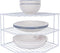 SIBAO 3-Tier Corner Shelf Counter and Cabinet Organizer - Steel Metal Wire -