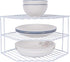 SIBAO 3-Tier Corner Shelf Counter and Cabinet Organizer - Steel Metal Wire -