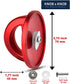Universal Pot Lid Red Knob, Heat Resistant Replacement Handle for Crockpot, Glass, Steel Lids, Easy Grip Lid Handle (1