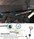 2Pcs Recliner Cables Replacement D-Ring Cables, Fit Ashley and Most Recliner, Exposed 4.9" Total 33.7"
