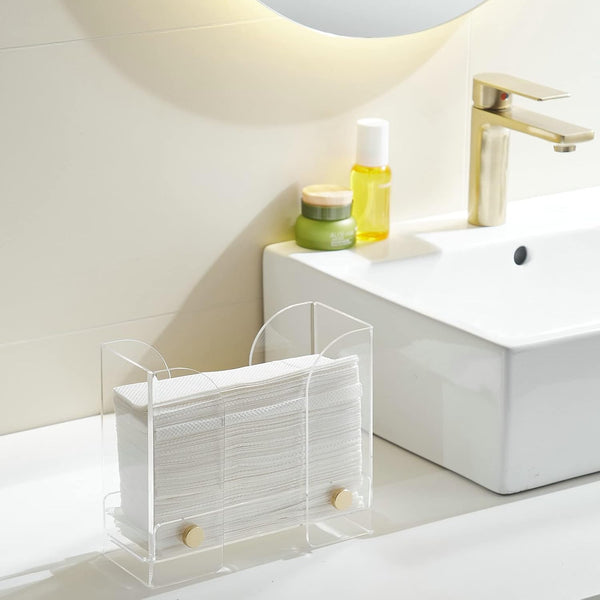 Paper Towel Dispenser Countertop Acrylic: Clear Paper Towel Holder Napkin Holder -