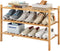 Furshus 3-Tier Bamboo Shoe Rack for Entryway, Stackable | Heavy Duty | Multi-Function,
