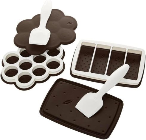 Chef'n Sweet Spot Ice Cream Sandwich Maker - Set of 2, Brown