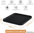 Silicone Organizer Tray for Kitchen Sink and Bathroom, Dishwasher Tray, Versatile Bathroom and Drawer Organizer Trays, Non-Slip Countertop Tray (Black) by HvOvMvE