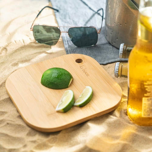 Home Mini Cutting Board, Small Fruit Cutting Board, Solid Bamboo Wood Board, Set of 2