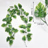20 Lights,Summer Fielegen LED Monstera Leaf String Lights, Artificial Tropical Palm Leaves Greenery Vines