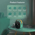 Portable Air Conditioner, 6000mAh Rechargeable Mini Air Conditioner, USB 3-Speed Silent Cooler for Desktop, Office,