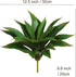 JUSTOYOU Large 12.5" Artificial Succulents Aloe Plants, Real Touch Fake Flowers for Home Arrangement
