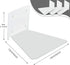 3 Pack Jetec Invisible Floating Bookshelf Wall Mounted Floating Bookshelves Heavy Duty Book Organizers Hidden Book