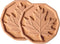 OULLYY 2 Pack Brown Sugar Saver and Softener, Terracotta Brown Sugar Keeper Disc