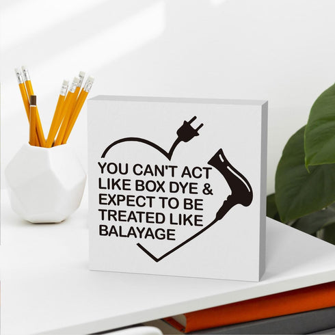 5x5 Inch 013 Funny Hairstylist Gifts for Women & Men - Salon Decor Ideas - Sign