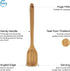 FAAY 18 Inches Large Wooden Spoon, Heavy Duty Long Handle Spoon for Big Pot Stirring, Mixing, Cooking