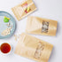 LZLPACKING Kraft Stand Up Pouches bags 100 Pcs, Brown Resealable Bags with Window for Home or Business, Zip Lock Food