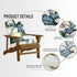 Srutirbo 44x19 inch, Rocking Chair Cushion, High Back Patio Cushions Waterproof Indoor/Outdoor Furniture Chair Cushions