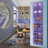 Hanging Storage Organizer Over the Door Shoes with 12 Large Fabric Pockets for Closet Shoe Holder (PURPLE)