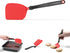 Dreamfarm Mini Chopula, 3-In-1 Flexible Kitchen Spatula for Flipping, Chopping, Serving, Safe for Non-Stick Pans, Red