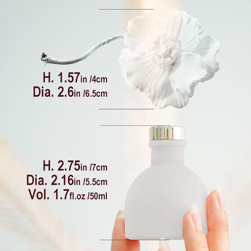 Essential Oil and Diffuser Gift Set, Magnolia Breeze, 1.7 fl.oz, 60-days Natural Air Freshener