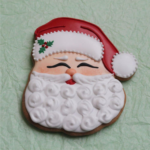 Santa Face Cookie Cutter - 4.25", Made in USA by Ann Clark