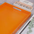 Counter, 11.8*15.7*1.6 Ornage Serving Tray for Coffee Table, Rectangular Plastic Decorative Tray with Handles