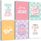 Lhoiplme Christian Nursery Wall Art Decor Bible Verses Posters Girl Nursery Canvas Wall