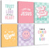 Lhoiplme Christian Nursery Wall Art Decor Bible Verses Posters Girl Nursery Canvas Wall