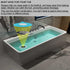 2PCS Bathtub Stopper Hair Catcher Kit, Silicone Drain Stopper for Bathroom, Laundry, Tub Strainer