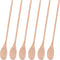 HANSGO 6PCS Long Handle Wooden Cooking Spoons, 14 Inch Large Tasting Spoons