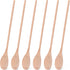 HANSGO 6PCS Long Handle Wooden Cooking Spoons, 14 Inch Large Tasting Spoons