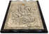 Handmade Greek Christian Orthodox Wood-Metallic Icon of Saint George - 24 X 19cm Solid Wood