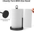 Countertop, Paper Towel Holder Black Paper Towel Holder with Anti Slip Weighted Base, Stainless Steel Heavy Duty