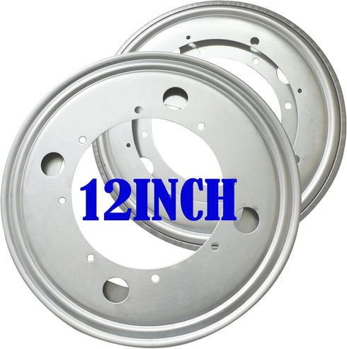 Evadow 2 Pack Lazy Susan Hardware 12 Inch, Circle Lazy Susan Base 5/16