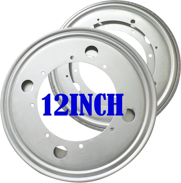 Evadow 2 Pack Lazy Susan Hardware 12 Inch, Circle Lazy Susan Base 5/16
