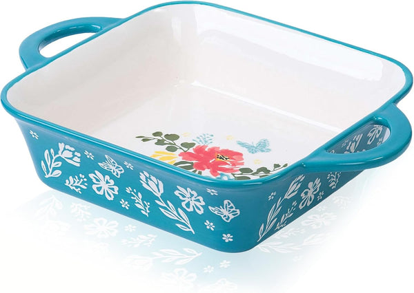 Wisenvoy 8x8 Baking Pan, Brownie Pan, Casserole Dish for Oven, Square Baking Pan