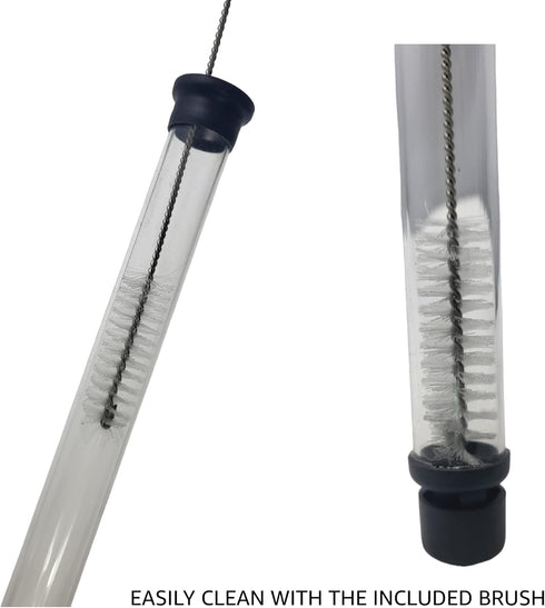 Fermtech Regular Deluxe Siphoning Kit, Regular Auto-Siphon, 24" Pro Wine Bottle Filler, Clamp, Tubing, and 30" Brush