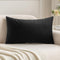MIULEE Velvet Pillow Cover - Soft Luxury Decorative Throw Pillow Cover, Single Rectangle Cushion Case for Couch, 12x20