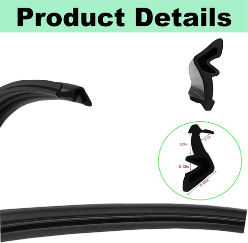 W11177741 W10300924 Dishwasher Door Gasket For Whirlpool Replacement W10300924V, W10300924VP, 4843807, W10660528