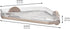Satin Self-Adhesive Corner Shower Shelf with Razor Holder - iDesign