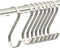 Heavy Duty Stainless Steel S Hooks for Hanging Pots, Kitchenware, Utensils, Clothes, Bags, Cups, Towels - 3.7 inch, 8