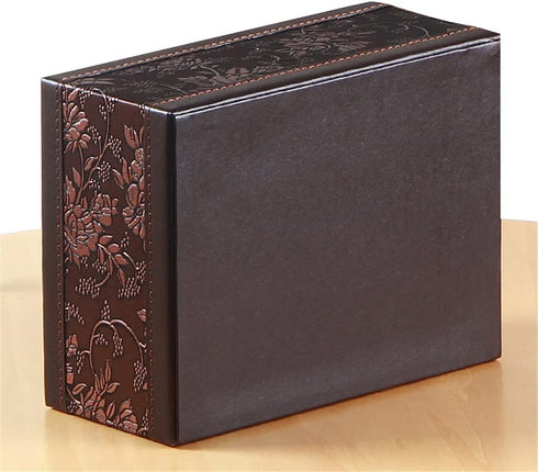 Leather Tissue Box Cover, Rectangular and Multifunction Remote Control Caddy, Desk Organizer Storage for Office and